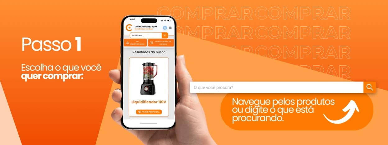 Passo 1: escolha um produto