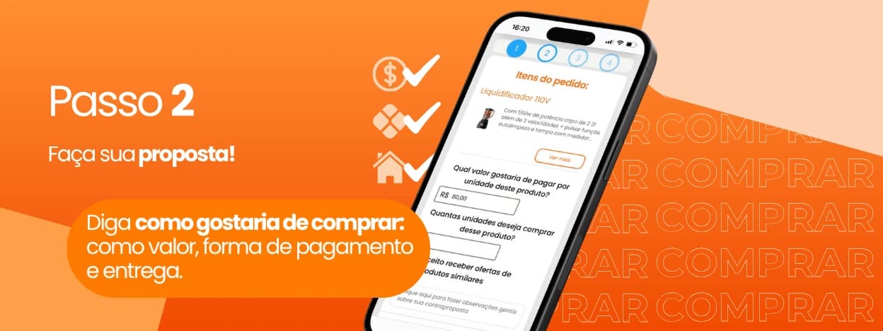Passo 2: faça sua proposta