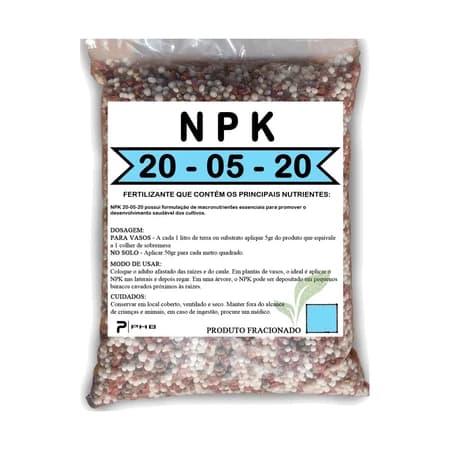 Adubo NPK 20-05-20 25kg — imagem 1 de 1