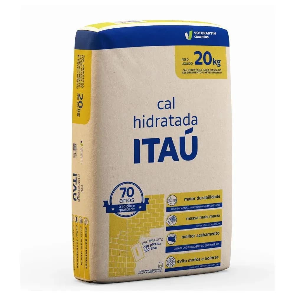 Cal hidratada Votorantim Itaú 20KG — imagem 1 de 1