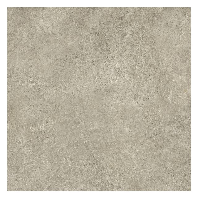 Piso Cerâmico Cimentício Acetinado Externo Borda Reta 60x60cm Basaltina Bege Embramaco